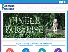 Tablet Screenshot of jungle.paradisefreebies.com